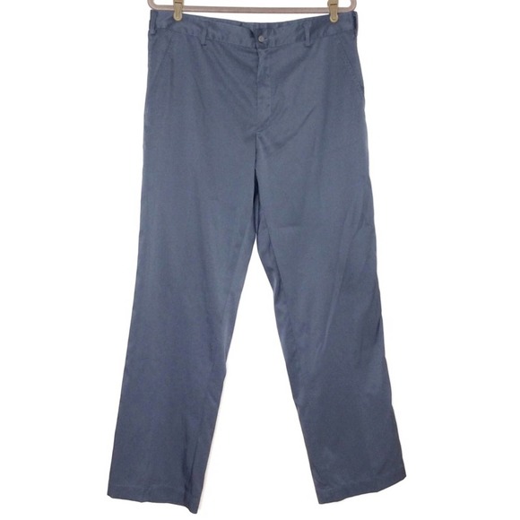Nike Other - Nike Golf Pants Dri Fit Gray Straight Leg Medium Stretch High Rise Logo Pockets